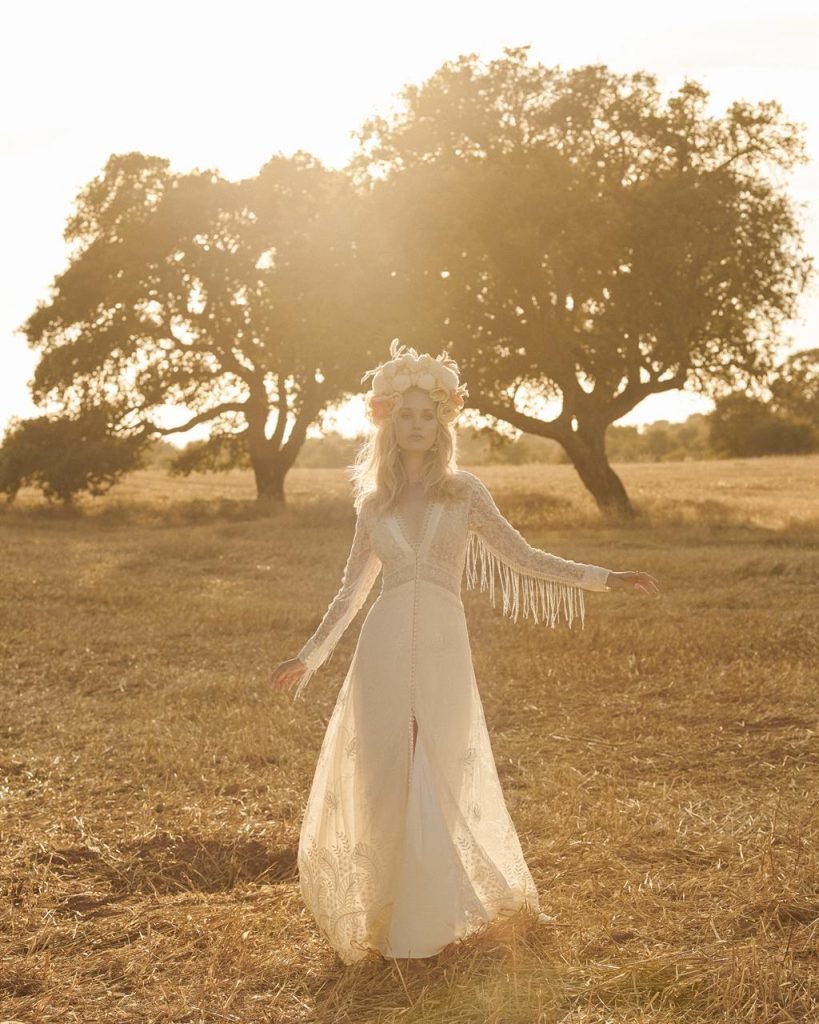 vestidos de novia 2020 boho