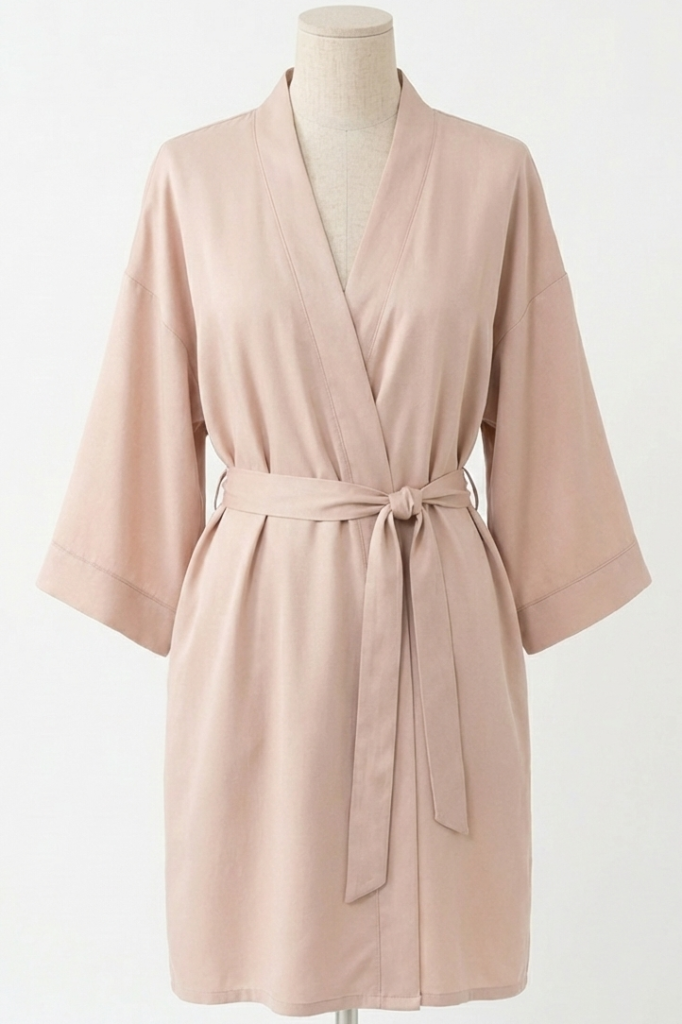Kimono Native Cuarzo · vestido de novia colección Lencería · Natural Bride Badalona