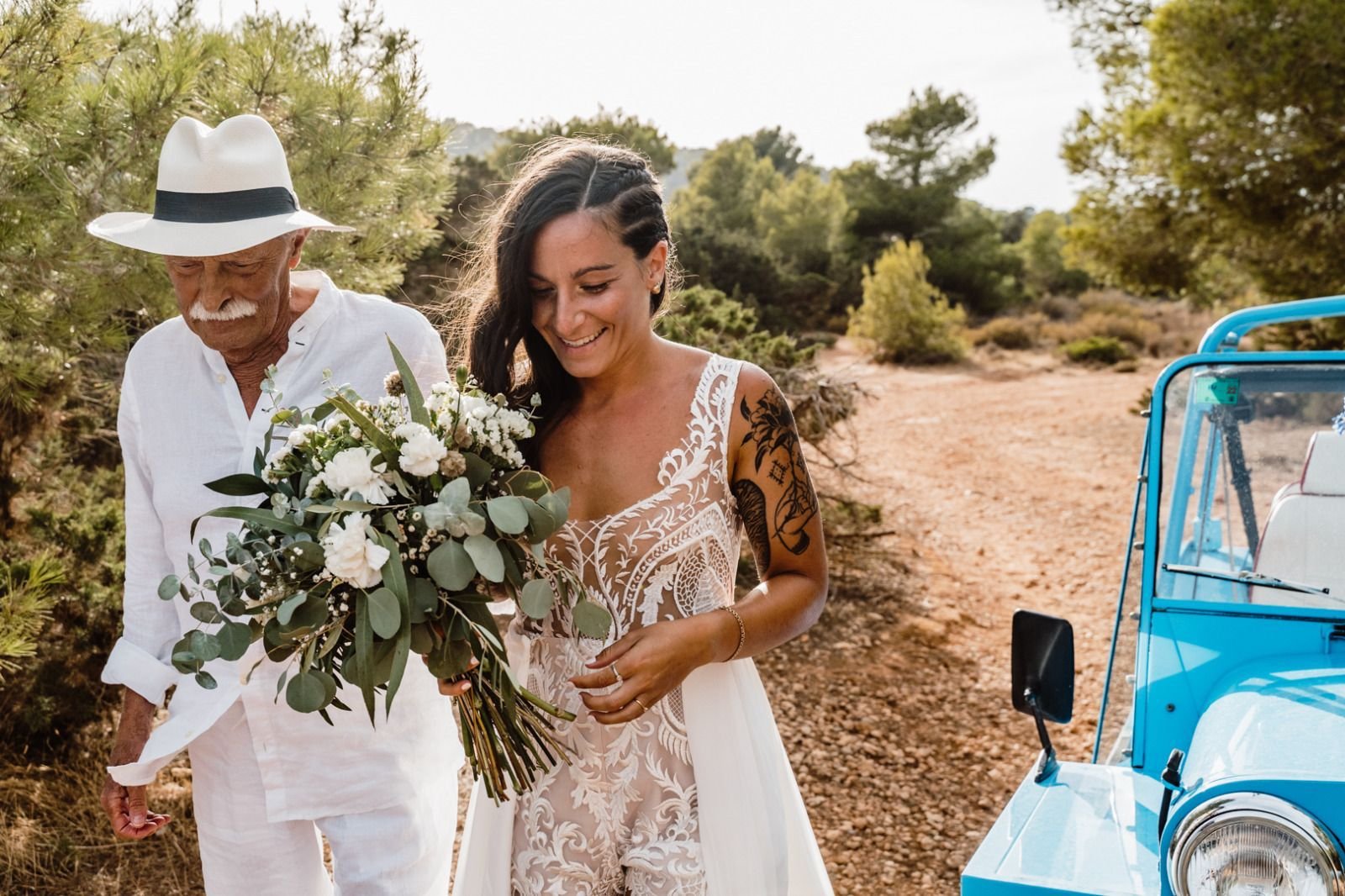 Vestido de novia bohemio